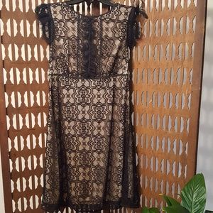 M.S.S.P. Black Lace Dress